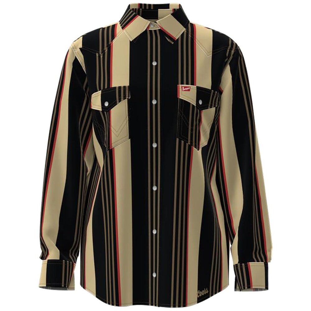 Wrangler Coors Beer Collab Cowboy Cut Western Work Shirt PREORDER